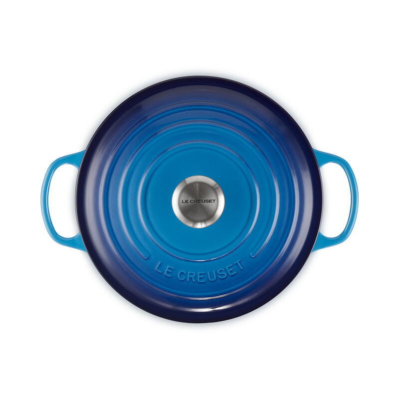 LE CREUSET ブルー　26 Round Dutch Oven - Round French Oven | Le Creuset